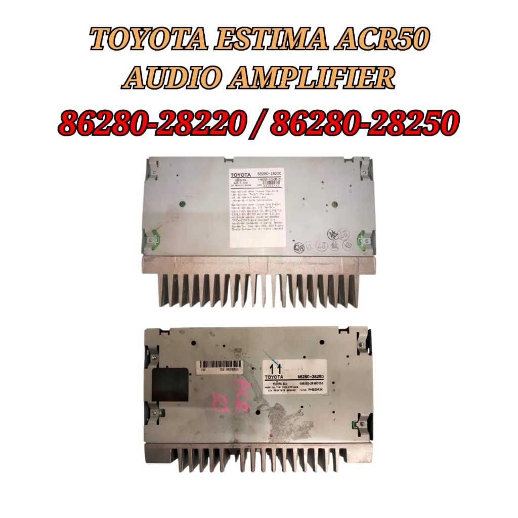 ???? Audio Amplifier 86280-28220 / 28250 Toyota Estima Previa 