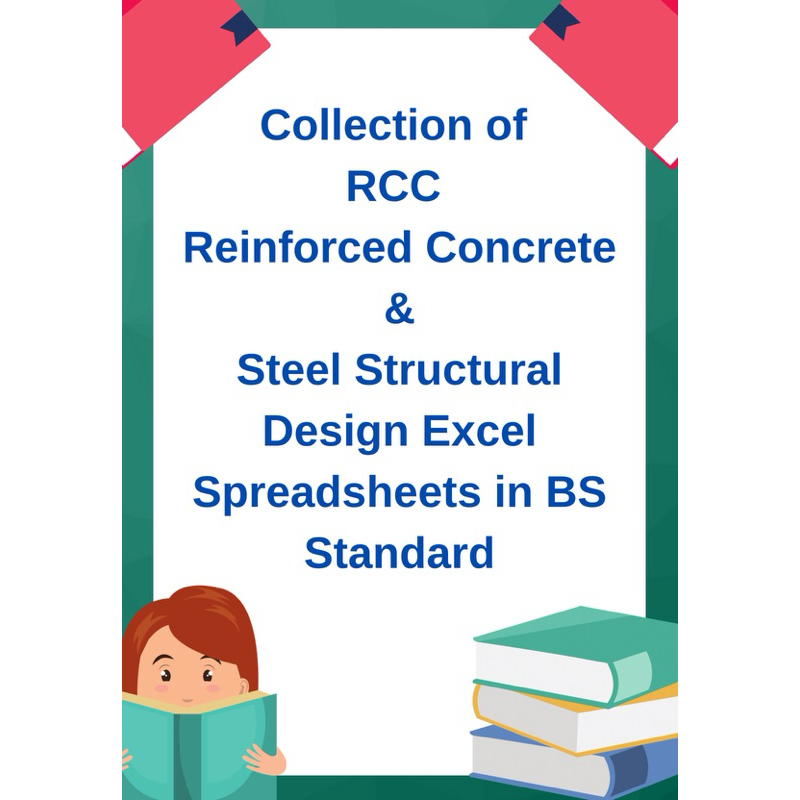 Collection of RCC Reinforced Concrete & Steel Structural Design Excel ...
