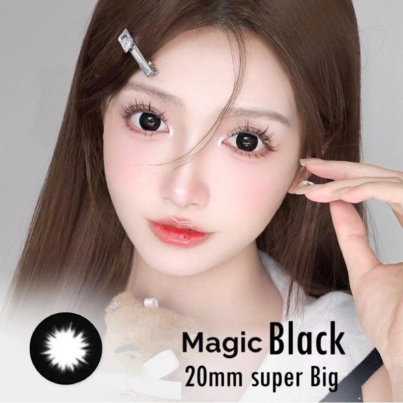 【Hot Selling】 Magic Black eff-20mm Korea Colored Contact Lens With Free ...