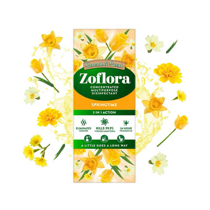 Zoflora 500ml Concentrated Multipurpose Disinfectant in Spring Time ...