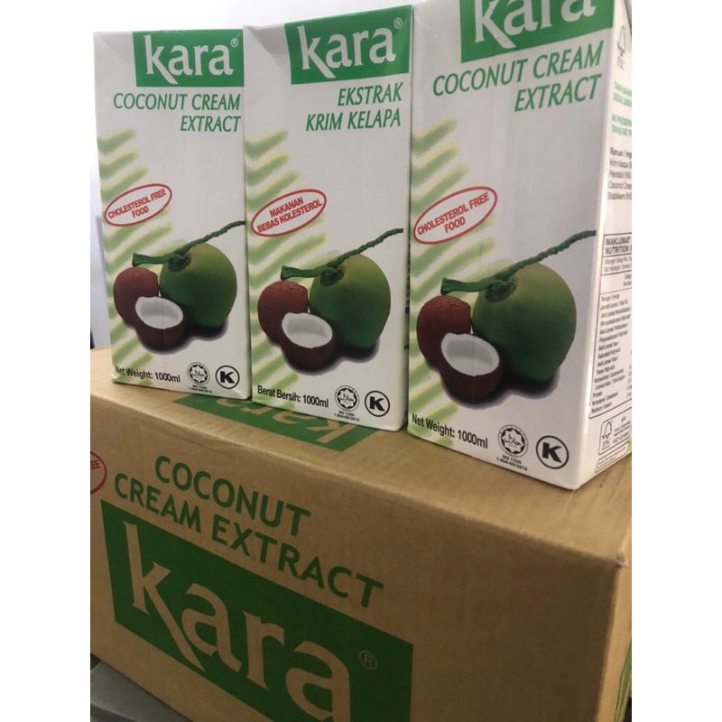 Santan Kara Coconut Cream Extract Kara 1000ml | Shopee Malaysia