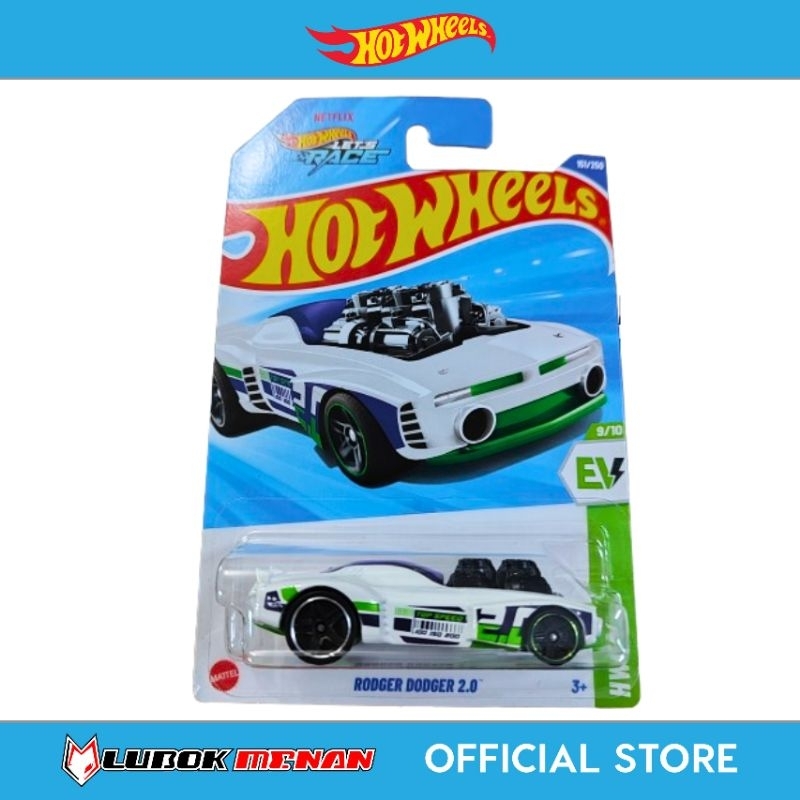 Hot Wheels Rodger Dodger 2.0 (White) | Shopee Malaysia