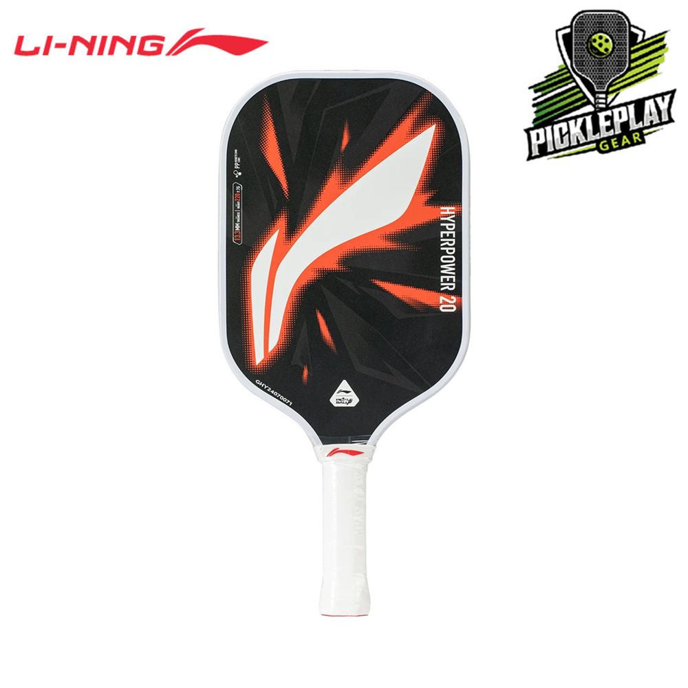 LI-NING HYPERPOWER 20 Pickleball Paddle - Black Pearl White (13.3mm ...