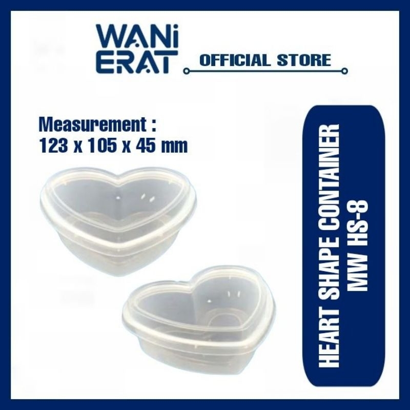 [50PCS] HEART SHAPE CONTAINER MW-HS8 | LOVE SHAPE DISPOSABLE CONTAINER ...