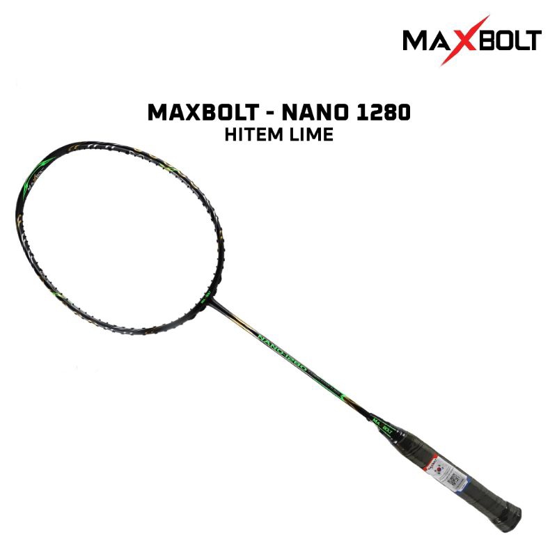 MAXBOLT NANO-1280 Badminton Racket (100%Original) | Shopee Malaysia