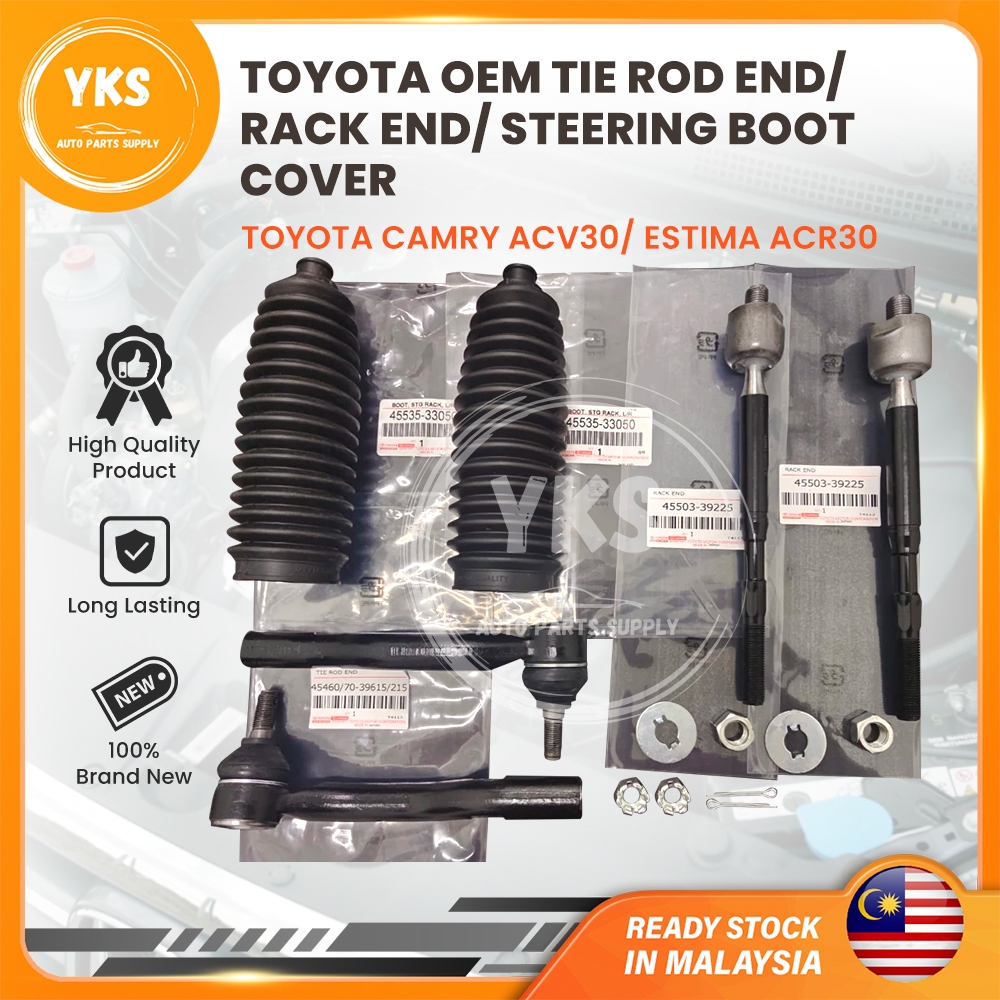 🔥NEW TOYOTA🔥TOYOTA CAMRY ACV30 / ESTIMA ACR30 (1 SET) TIE ROD END ...