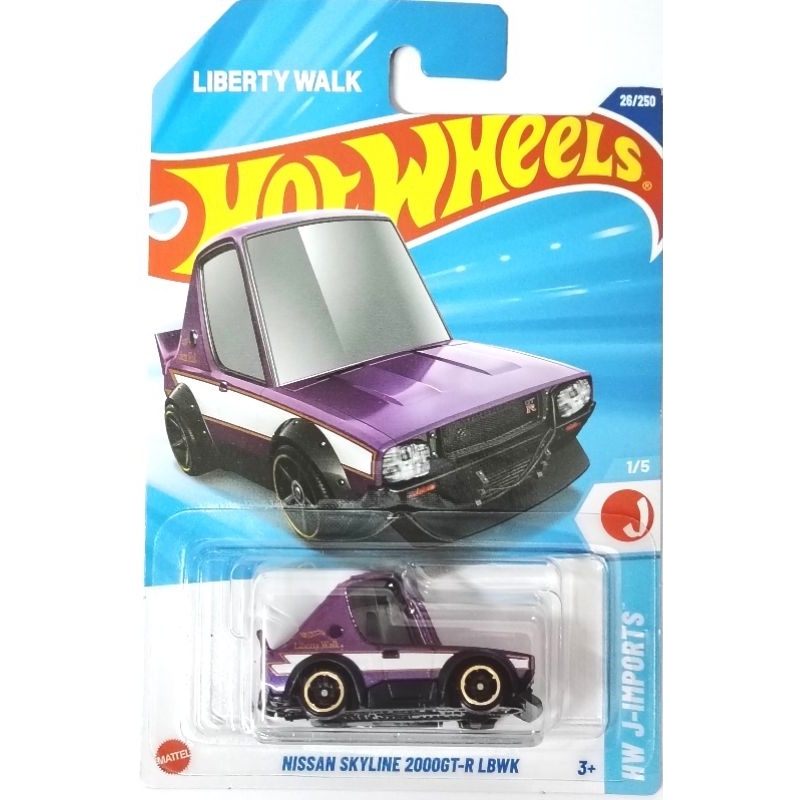 Hot Wheels Tooned Nissan Skyline 2000GT-R LBWK #26/250 2025 Purple ...