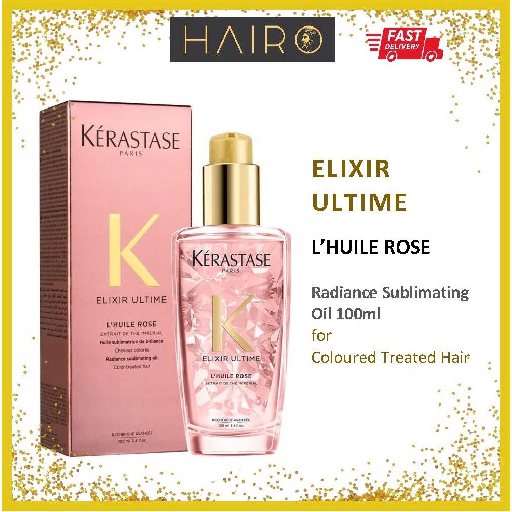 Kerastase Elixir Ultime L'Huile Rose Radiance Sublimating Oil 100ml ...