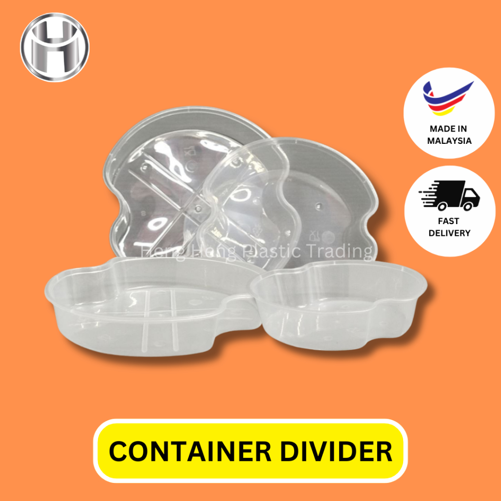 TRAY CONTAINER DIVIDER / SPLIT DOUBLE-DECKER CONTAINER - 1PCS | Shopee ...
