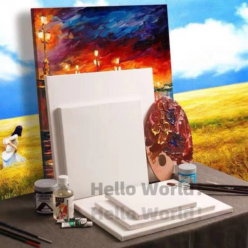 Canvas Painting Frame Kanvas Lukisan Stretched Canvas Board Art Frame ...