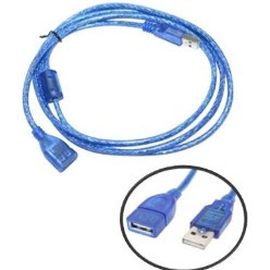 USB 3.0 Extension Cable – AM To AF Data Sync & Charger Cable In Blue, 3ft To 15ft Length Options 2 thumbnail image