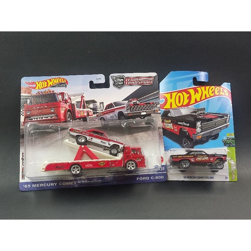 Hot Wheels Team Transport - '65 Mercury Comet Cyclone & Ford C-800 Hauler Truck