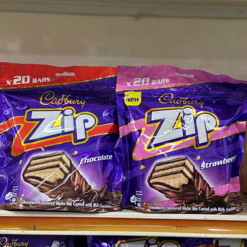 Cadbury Zip Wafer Bar 20's / 160g | Shopee Malaysia