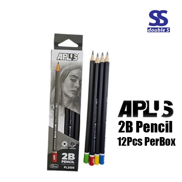 Aplus 2B Pencil 12's Per Box/PL2000 | Shopee Malaysia