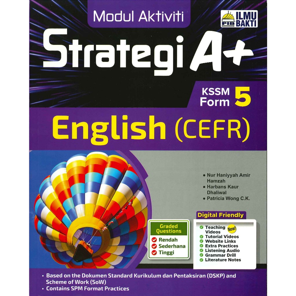 MODUL AKTIVITI STRATEGI A+ ENGLISH (CEFR) FORM 5 KSSM | Shopee Malaysia