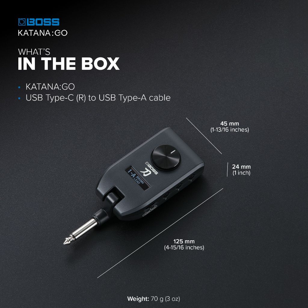 BOSS KATANA GO Personal Headphone Guitar Amplifier | Shopee Malaysia 