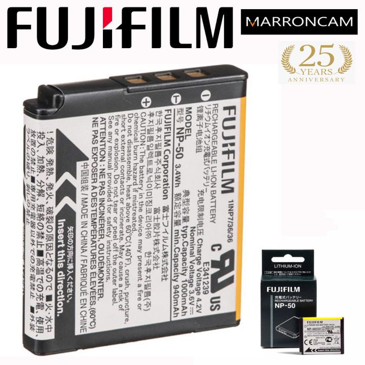 FUJIFILM NP-50 Lithium-Ion Battery Pack (1 YEARS WARRANTY) | Shopee ...