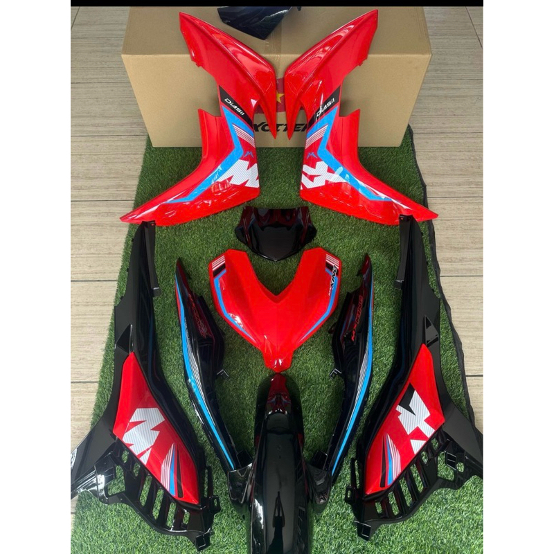 🇻🇳EXCITER HLY COVER SET CUSTOM YAMAHA Y16ZR V1/V2 MX-KING RED（SIAP ...