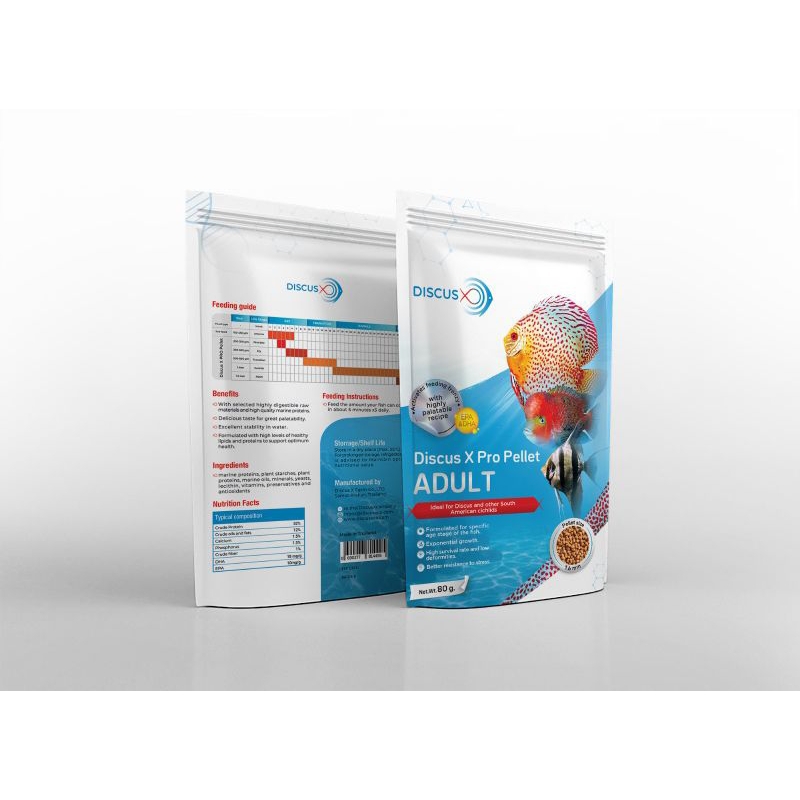 Discus X Pro Pellet ADULT (1.6mm) 80g | Shopee Malaysia