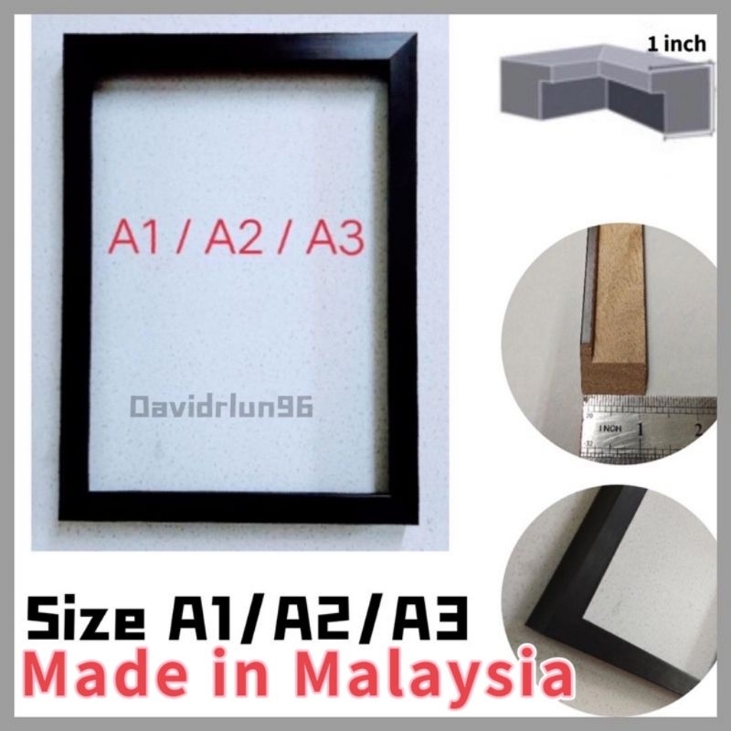 Ready stock Frame Project wood / firbe A1 / A2 / A3 high good quality ...