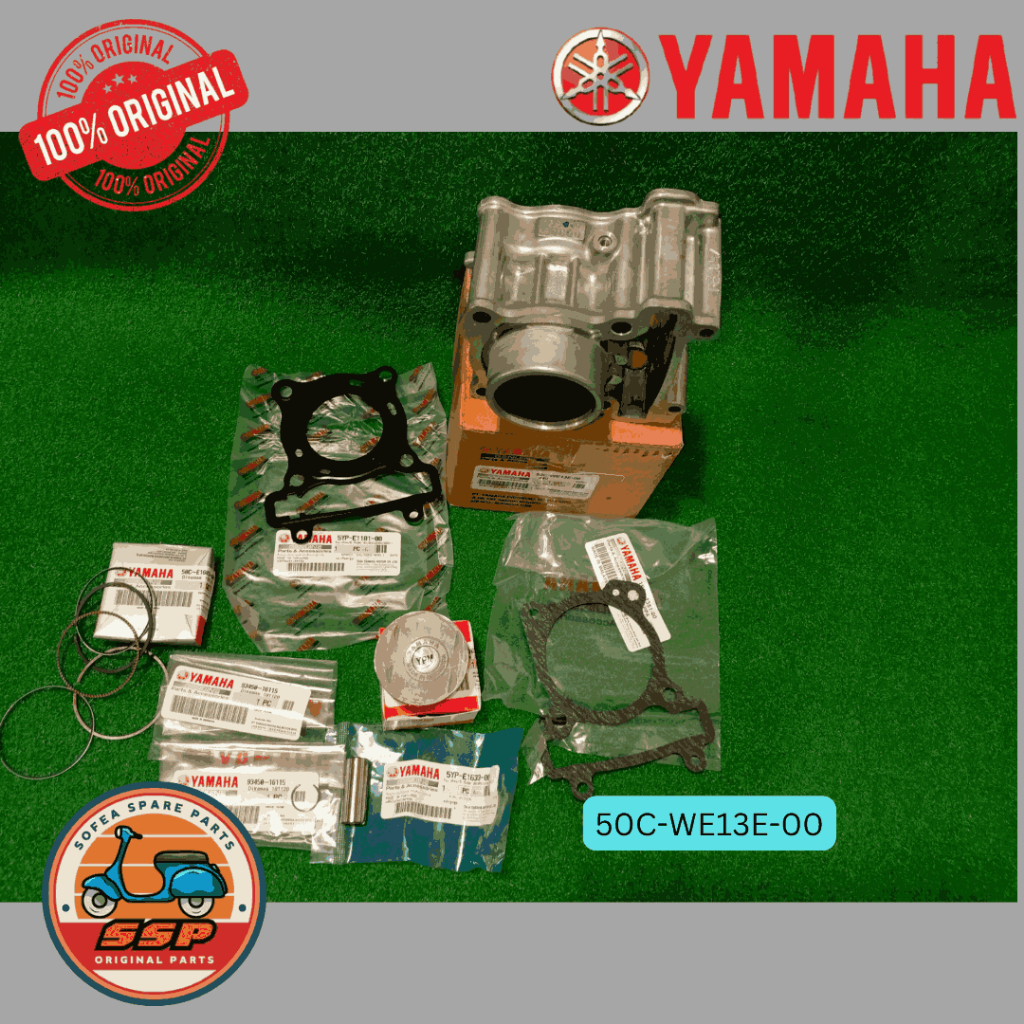 LC135 BLOCK V1-V8 LC135 4S 5S 135LC SET COMPLETE 100% ORIGINAL YAMAHA ...