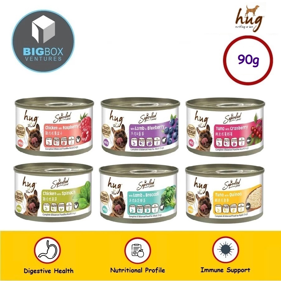Hug Superfood Series Dog Canned 90g / Can Food / Dog Food / Wet Food ...
