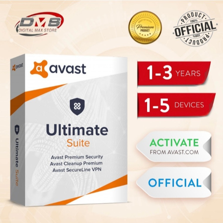 Avast Premium Security Ultimate Suite Antivirus | Genuine License ...
