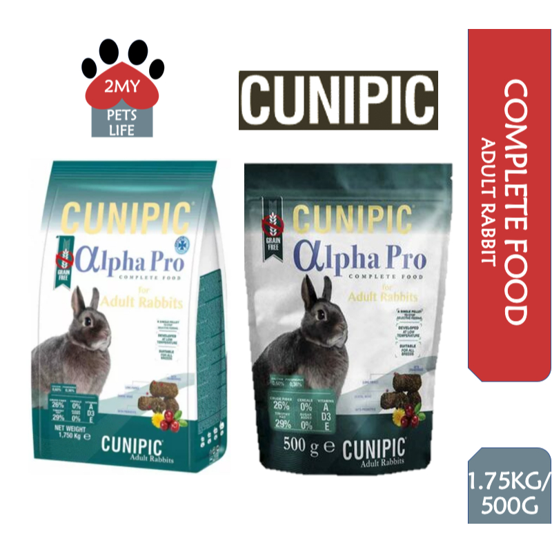 CUNIPIC ALPHA PRO COMPLETE FOOD RABBIT ADULT | Shopee Malaysia
