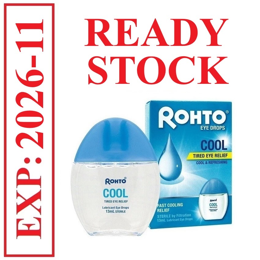 ROHTO Eye Drops Cool 13ml ( Expiry Date : 2026-11 ) | Shopee Malaysia