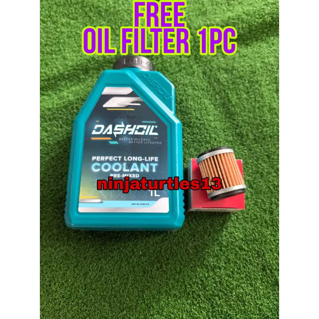 DashOil Perfect Premixed Radiator Long Life Coolant 1L RED merah air ...