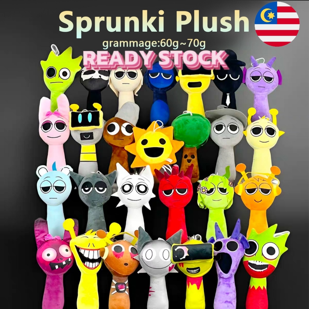 【Ready Stock】Incredibox Sprunki Plush Toy Perfect Gift for Kids Mainan ...