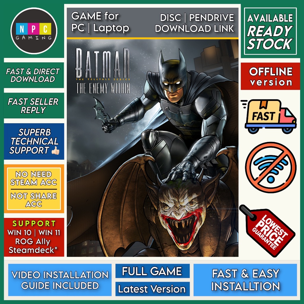 [PC Game] Batman The Enemy Within The Telltale Series Shadows