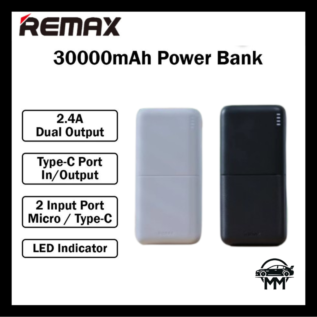 Remax RPP-177 30000mAh Powerbank Lango II Series 2.4A Large Capacity ...