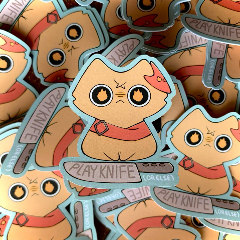 Childe Tartaglia waterproof sticker Genshin impact fan made merchandise ...