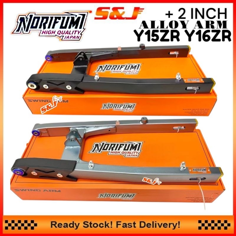 NORIFUMI Y15 Y15ZR Y16 Y16ZR + 2 INCH ALLOY SWING ARM SET STANDRAD ...