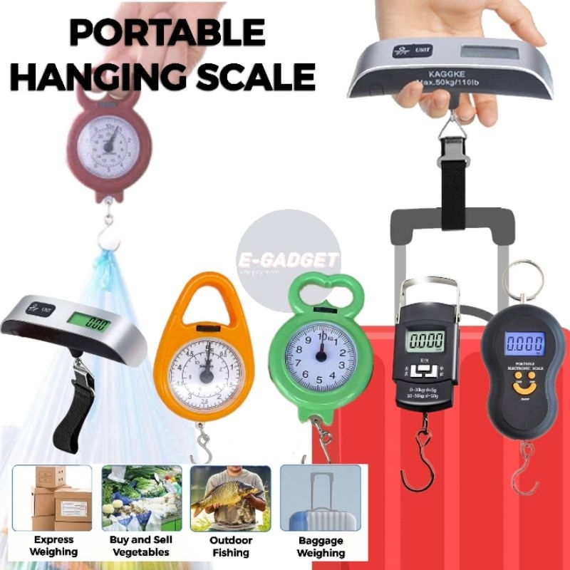 5KG /10KG TRAVELLING SCALE MINI SCALE PORTABLE SCALE KITCHEN SCALE HOOK ...