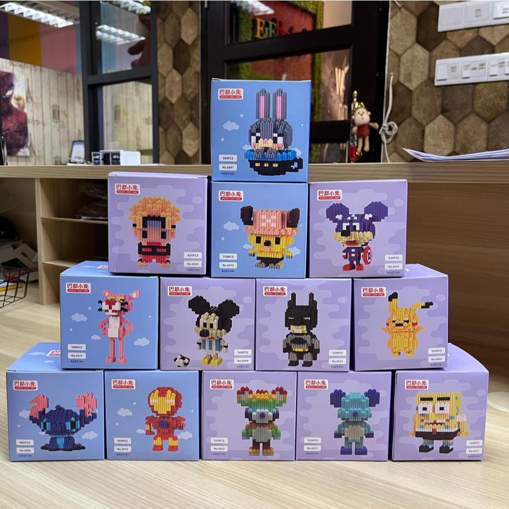 Ready Stock Nano Blocks Mini Lego Building Blocks Captain America Iron ...