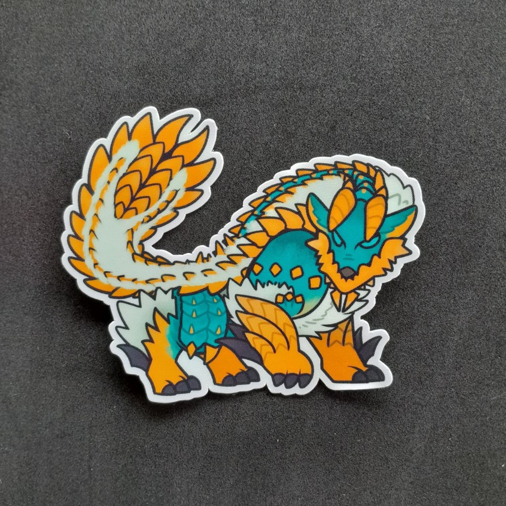 Die Cut Stickers | Monster Hunter Rathalos Zinogre Gore Magala ...