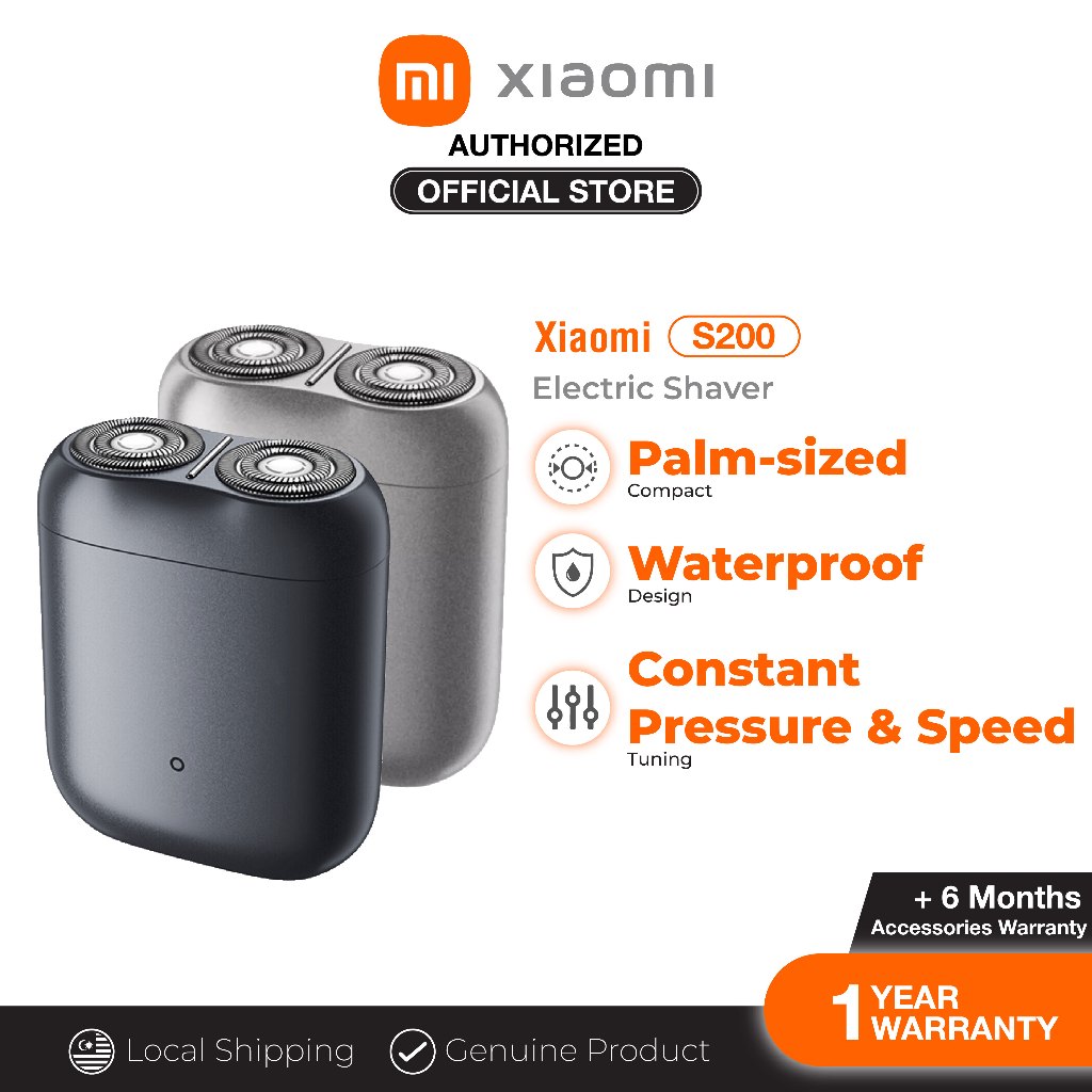 Xiaomi Electric Shaver S200 Gray GL | Shopee Malaysia