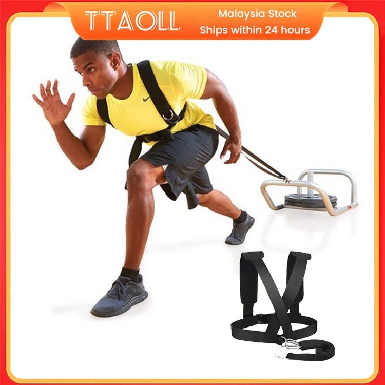 Drag sled harness, pull vest, Weight drag strap, Track resistance ...