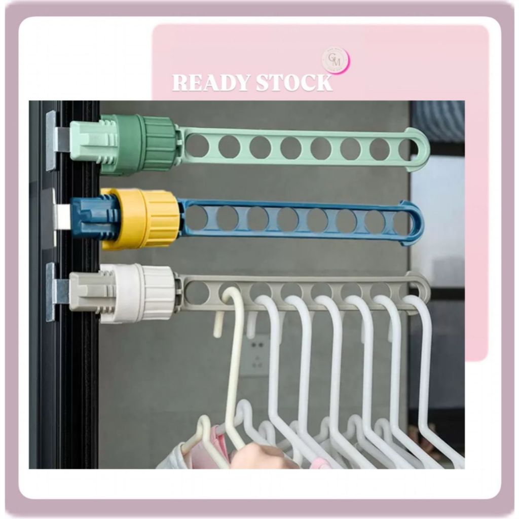 Window Frame Clothes Hanger Indoor Hanging Dry Rack Bathroom ...