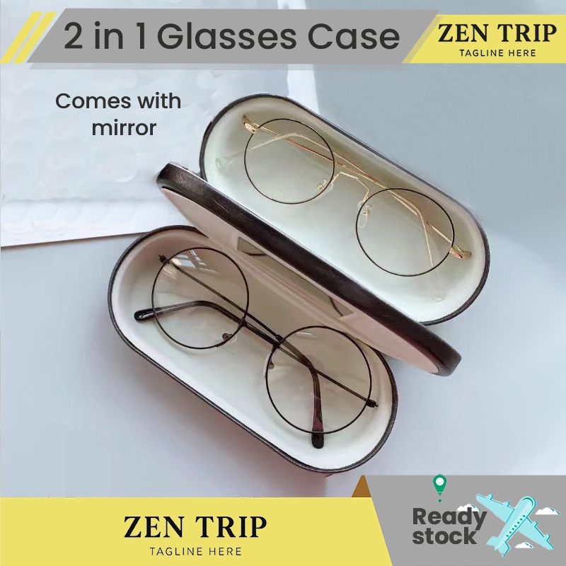 Double layered glasses case Magnetic glasses case Fashion black glasses ...