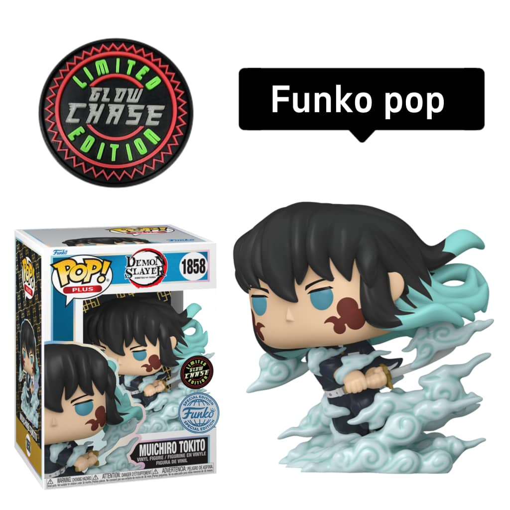 Demon Slayer   Muichiro Tokito Glow In The Dark 4" Pop! Enamel Pin By - Foto 10