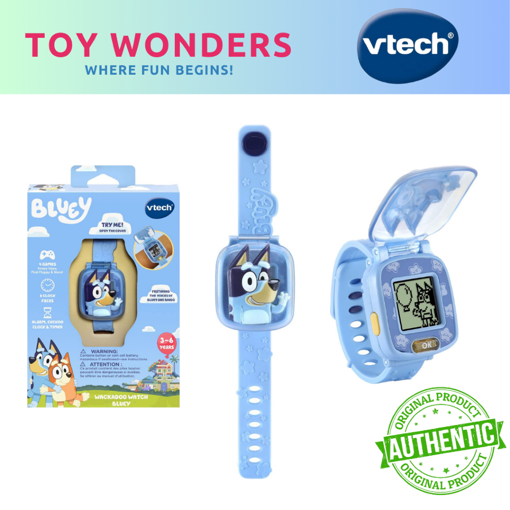 VTech Bluey Wackadoo Watch, Bluey | Shopee Malaysia