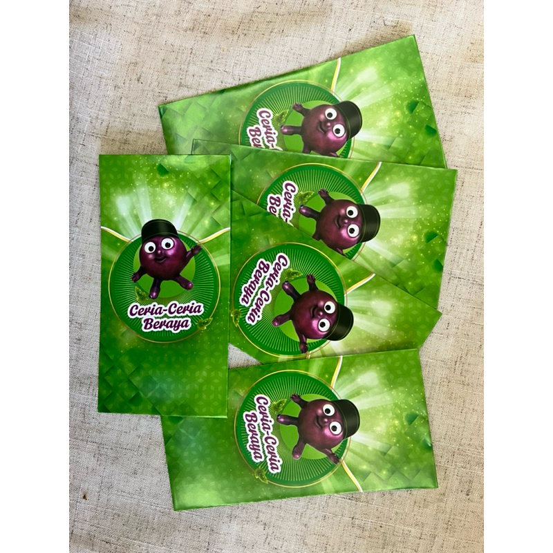 [Original | 2025 RAYA ] Sampul Raya 5 pcs (1 set) | CERIA-CERIA BERAYA ...