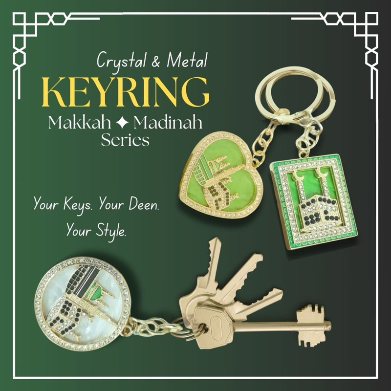 SARSA - Islam Muslim Rantai Kunci kecil Buku Mecca / Medina Emas Mini ...