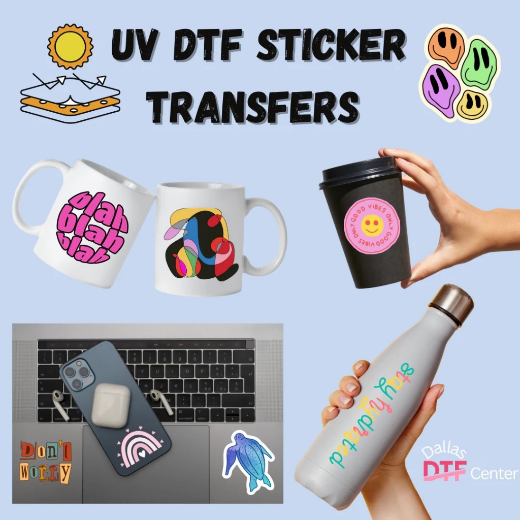 UV DTF sticker 3d transfer type \ Logo\ custom design | any shape ...