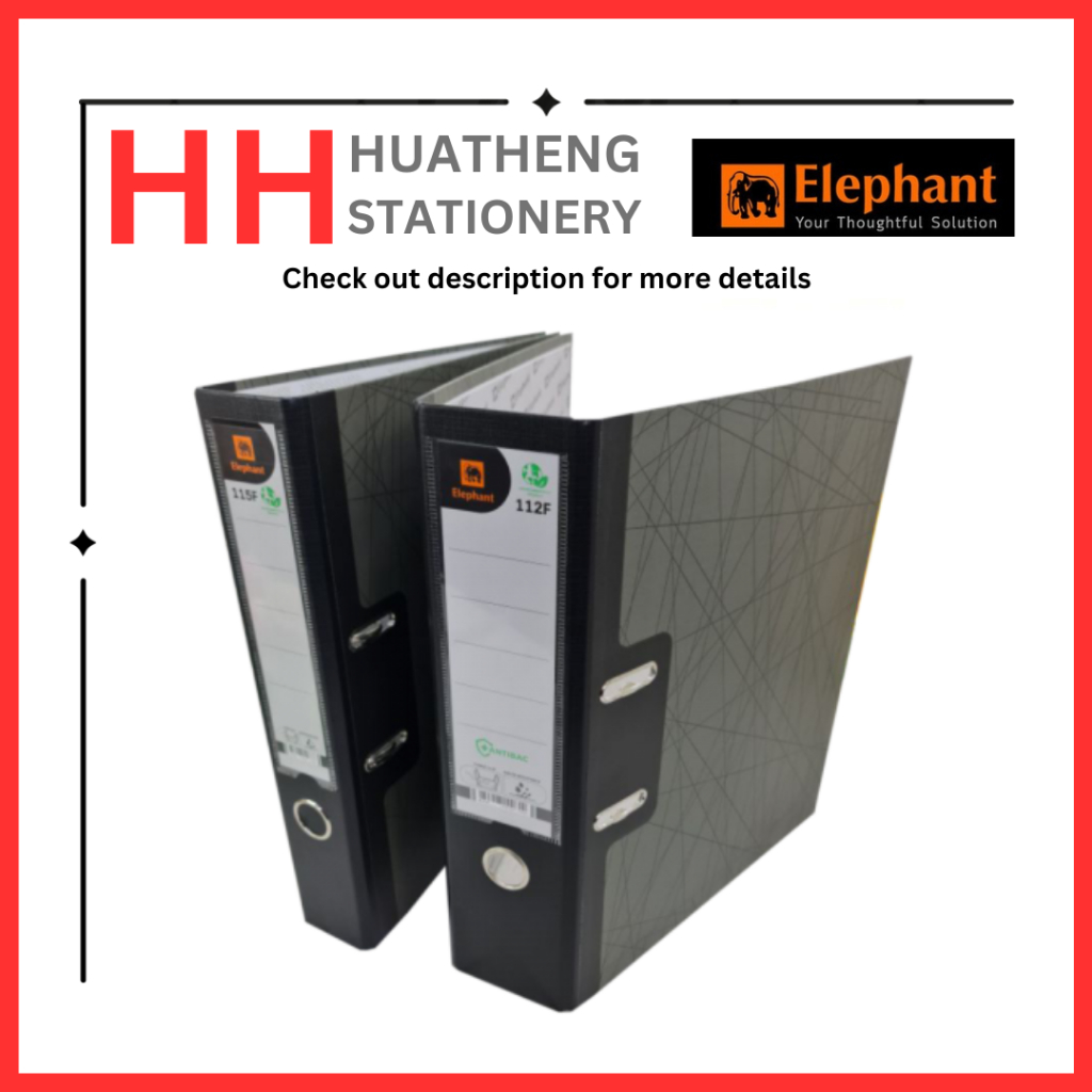 Elephant Paper Lever Arch File 112F 3-Inch | Shopee Malaysia