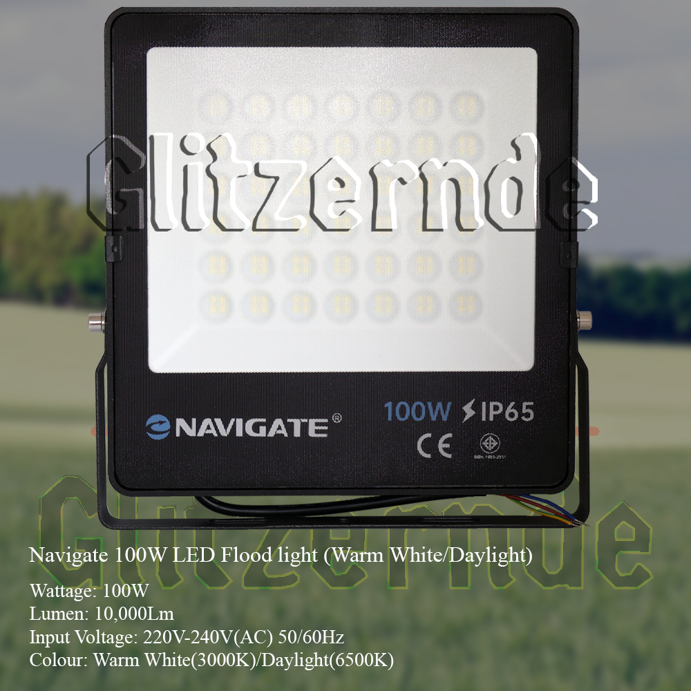 Navigate 100W LED Flood light (Warm White/Daylight) | Shopee Malaysia