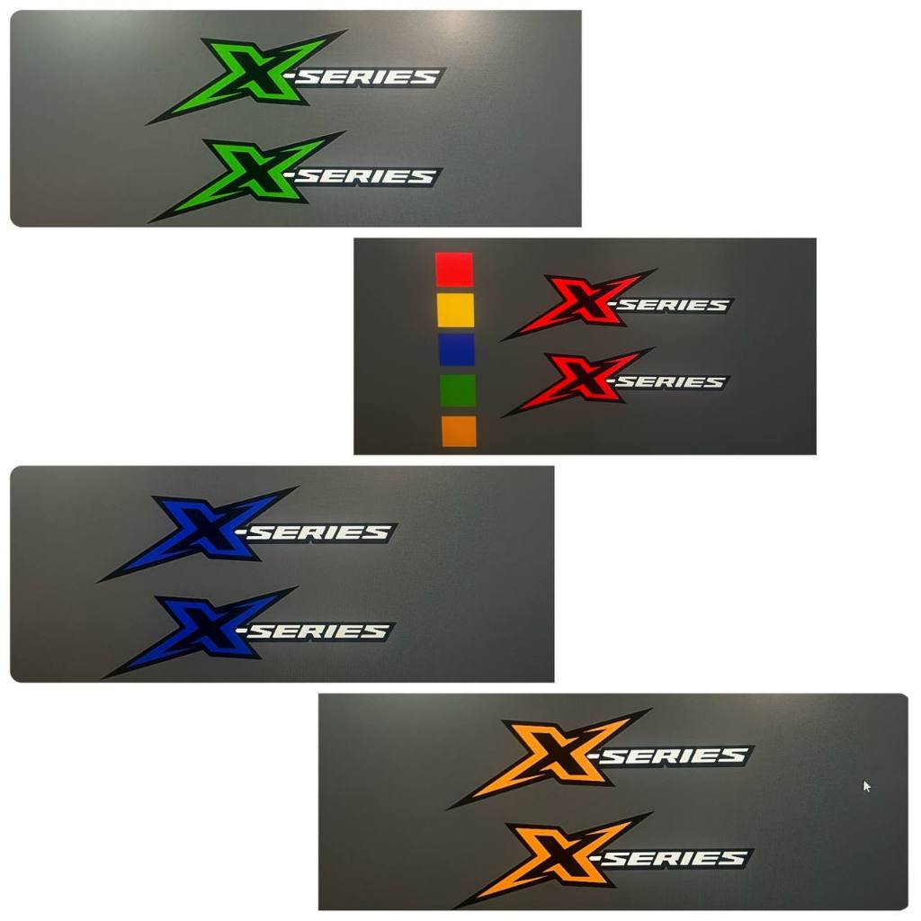 STICKER X-SERIES = STICKER CUTTING = 1 PASANG | Shopee Malaysia